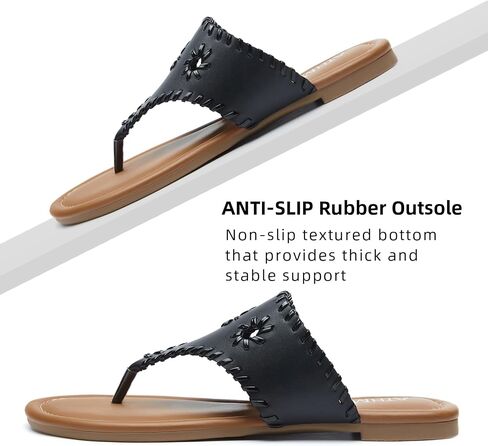 ATHMILE Flip Flops for Women Bohemian Womens Dressy Summer Casual Thong Beach Comfortable Sandals Flats Shoes for Ladies in Saudi Arabia