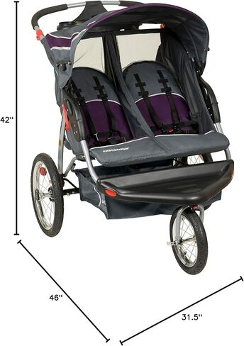 عربة الأطفال بيبي تريند إكسبيديشن مزدوجة الركض، سينتينيال in Kuwait