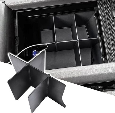 Center Console Organizer for Honda Pilot (2016-2022)/ Ridgeline (2017-2023)/ Passport (2019-2023) Accessories, Armrest Box Insert Dividers in Saudi Arabia