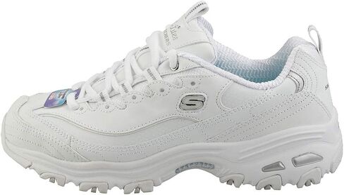 حذاء رياضي نسائي من Skechers D'Lites Fresh Start مصنوع من الإسفنج الذكي برباط in Saudi Arabia