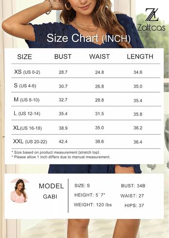 Zattcas Womens 2026 Summer Smocked Dress Short Flutter Sleeve V Neck Swiss Dot Babydoll Ruffle Tiered Mini Dress in Saudi Arabia