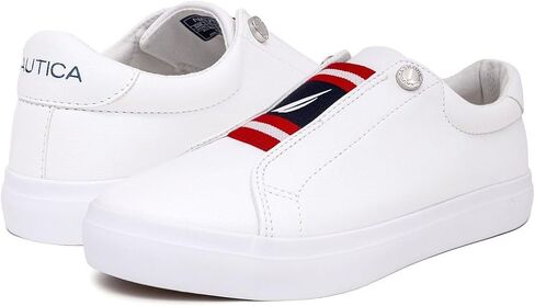 Nautica Women's Slip-On Sneakers – Casual Low-Top Walking Shoes – Comfortable No-Lace Fashion Tennis Style in Kuwait