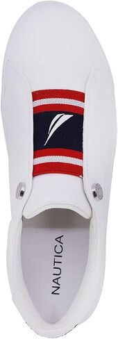 Nautica Women's Slip-On Sneakers – Casual Low-Top Walking Shoes – Comfortable No-Lace Fashion Tennis Style in Kuwait