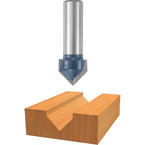 Bosch 84306M 90 degree x 3/4 In. Carbide Tipped V-Groove Bit