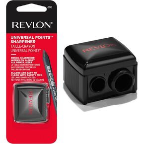 Makeup Sharpener by Revlon for Eyeliner, Lip Liner, and More! Universal Sharpener for All Wooden & Plastic Pencil Sizes