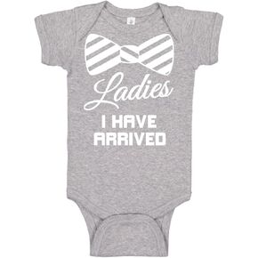 Aiden's Corner Funny Cute Baby Boy Clothes - Cute Infant Handmade Bodysuits - Ladies I Have Arrived