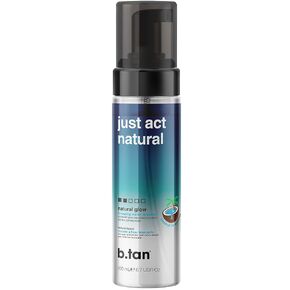 b.tan Darker Self Tanner | Love At First Tan - Fast, 1 Hour Sunless Tanner Mousse, Violet-Based, Knocks Out Orange Tones, No Fake Tan Smell, No Added Nasties, Vegan, Cruelty Free, 6.7 Fl Oz