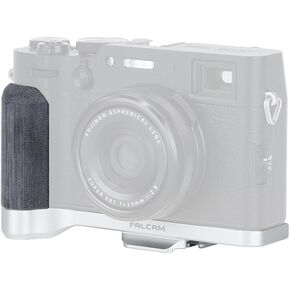 F22&F38 Quick Release L-Shaped Handle Silk Silver (for FUJIFILM X100 VI)-C00A4305W