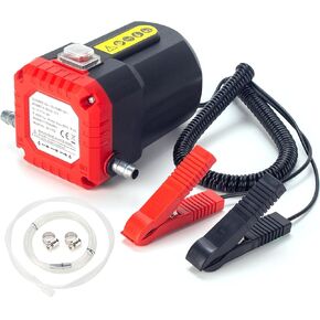 AIGMISON 12V 80W Oil Change Pump Extractor,Upgraded Electric Oil Pump with Overload Protection,Motor Oil Diesel Fluid Transfer Pump,Oil Transfer Pump with Tubes