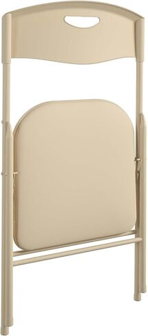 COSCO XL 5-Piece Indoor/Outdoor Dining Set w/ 36" Fold-in-Half Card Table w/Handle, White in Saudi Arabia