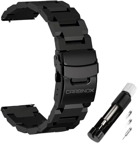 CARBINOX Band Durable 22mm Compatible Smartwatches Adjustable, Secure Fit in Kuwait