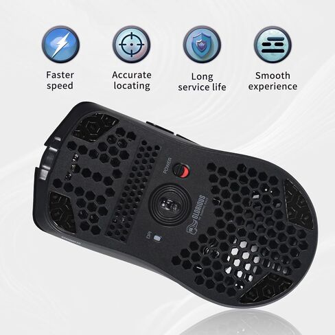 immoenuc 2 Sets Mouse Skates for Glorious Model O/Model O-(Minus) / Model O2 Mouse Feet Pads Mouse Skates Replacement Smooth Durable Game Mouse Accessories 0.8mm PTFE Makings (Black) in Kuwait