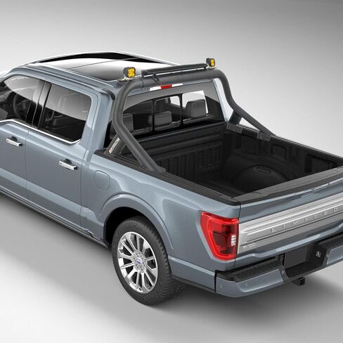 Roll Bar Sport Bar Chase Racks (Simple Style) Fit for Mid Size Pickup Truck Compatible with(Toyota Tacoma, Ford Ranger, Colorado, Canyon, Nissan Frontier) /Light Mount/No Drilling in Kuwait