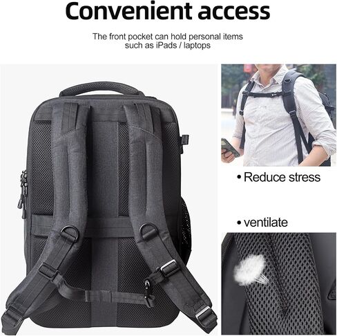 Prowell Camera Backpack Bag, DSLR/SLR Photography Backpack,Large-Capacity Photography Backpack with Tripod Holder & Laptop & Digital Camera Storage,Black in Saudi Arabia