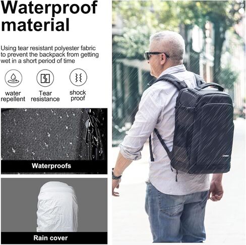 Prowell Camera Backpack Bag, DSLR/SLR Photography Backpack,Large-Capacity Photography Backpack with Tripod Holder & Laptop & Digital Camera Storage,Black in Saudi Arabia