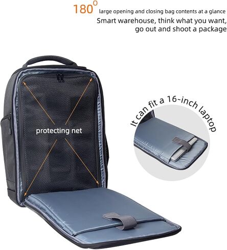 Prowell Camera Backpack Bag, DSLR/SLR Photography Backpack,Large-Capacity Photography Backpack with Tripod Holder & Laptop & Digital Camera Storage,Black in Saudi Arabia