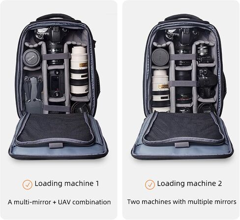 Prowell Camera Backpack Bag, DSLR/SLR Photography Backpack,Large-Capacity Photography Backpack with Tripod Holder & Laptop & Digital Camera Storage,Black in Saudi Arabia