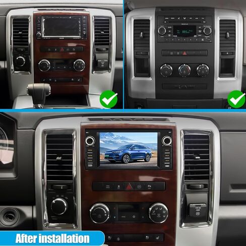 AWESAFE Android Car Stereo for Jeep Wrangler Radio Chrysler Dodge Ram 1500 with Wireless Carplay, 7 Inch Touch Screen for Jeep Car Radio with WiFi GPS Navigation FM Radio + Backup Camera in Saudi Arabia