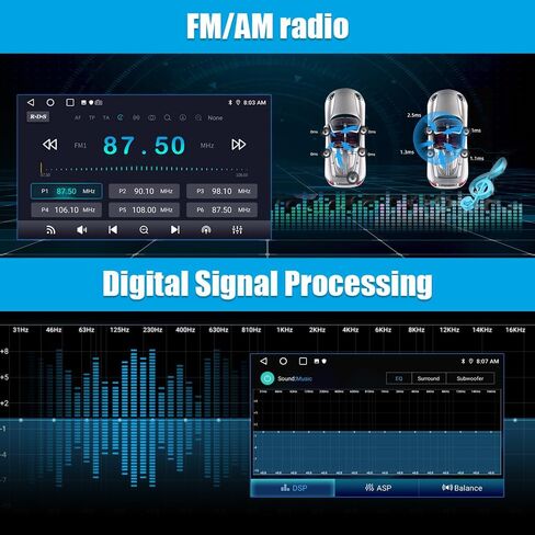 AWESAFE Android Car Stereo for Jeep Wrangler Radio Chrysler Dodge Ram 1500 with Wireless Carplay, 7 Inch Touch Screen for Jeep Car Radio with WiFi GPS Navigation FM Radio + Backup Camera in Saudi Arabia