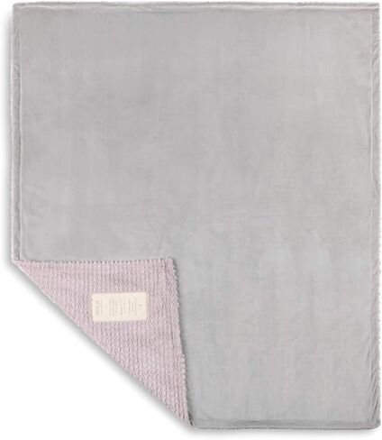 DEMDACO Mom and Me Soft Lavender 60 x 50 Polyester Fabric Toddler Cuddle Blanket in Saudi Arabia