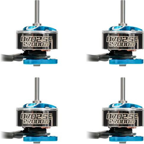BETAFPV 4 قطع 0702SE 27000KV محرك بدون فرشاة 1S محرك سباق FPV خفيف الوزن، متوافق مع وحدة التحكم في الطيران 4IN1 بدون فرش، FPV Racing Whoop Quadcopter مثل Air65 / Air65 Pro FPV Quadcopters in Kuwait