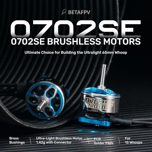 BETAFPV 4 قطع 0702SE 27000KV محرك بدون فرشاة 1S محرك سباق FPV خفيف الوزن، متوافق مع وحدة التحكم في الطيران 4IN1 بدون فرش، FPV Racing Whoop Quadcopter مثل Air65 / Air65 Pro FPV Quadcopters in Kuwait