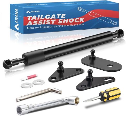 ملحقات الباب الخلفي من ARANA تساعد على Ford Maverick، مخفف الصدمات المساعد على الباب الخلفي البطيء يناسب 2022 2023 2024 Ford Maverick Hybrid XL XLT Lariat (توفر جميع الأدوات) in Kuwait