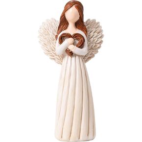 Remembrance Angel Figurines,Sympathy Gifts for Loss of Loved One,Grief Gifts for Women,Memorial Gifts to Hold Each One Safely in Your Heart,Sculpted Hand-Painted Figurine.Keep Memories Alive.
