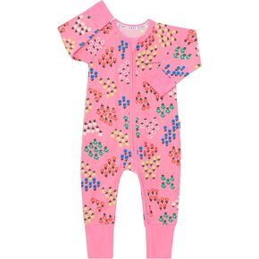 Bonds Baby Zippy Wondersuit - Blossomfield Pink