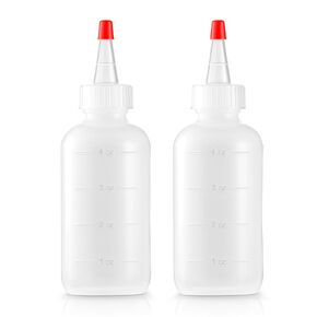 Bar5F Hair Color Applicator Bottle 4-Ounce 2-Pack