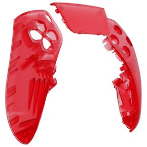 eXtremeRate Left Right Front Top Shell with Touchpad Compatible with p s 5 Edge Controller, Emerald Green Replacement Faceplate Shell Custom Touch Pad Cover Compatible with p s 5 Edge Controller