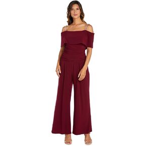 R&M Richards Womens Formal Embellished Jumpsuit
