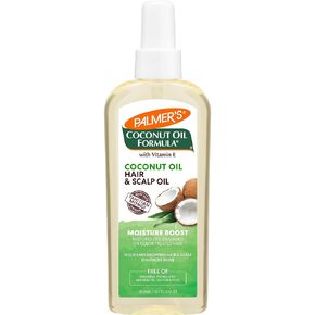 Palmers Coconut Oil Moisture Boost, Restorative Hair and Scalp Oil Spray, Lasting Hydration and Shine for Dry or Damaged Hair, Promotes Scalp Health, 5.1 Oz