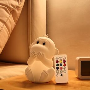 Chicken Night Light for Kids, Remote & Tap Control, Color Change, 15/30/60 Min Timer, Dimmble, USB-C Rechargeable Animal Night Light, Nursery Night Light for Kids Room