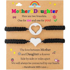 P. BLAKE First Day of School Bracelet Mommy and Me Back to School Kindergarten Gifts Matching Bracelets Set for Mother Daughter Son Girls Boys Jewelry Gifts