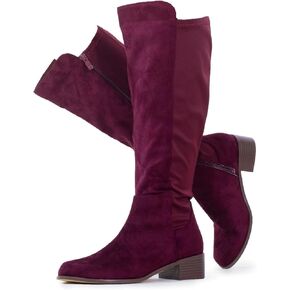 RF ROOM OF FASHION Women's Wide Calf Knee High Riding Boots