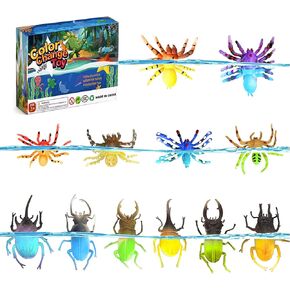 Spider and Beetle Series-12pcs Temperature Color Change Bath Toys,Water Table Toys for Goodie Bags Fillers,Themed Party,Classroom Rewards,Carnival Prize, for Kids 3+
