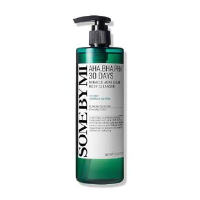 SOME BY MI AHA BHA PHA 30 Days Miracle Acne Clear Body Cleanser - 13.5Oz, 400ml - Skin Soothing and Exfoliating Effect - Clearing Out Sebum and Dead Cells - Body Skin Care