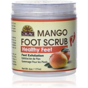 OKAY Apricot and Lemon Foot Scrub 6oz / 177ml