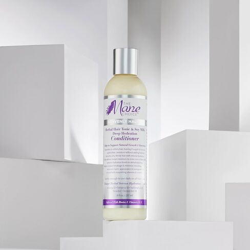 The Mane Choice - Heavenly Halo Herbal Hair Tonic & Soy Milk Deep Hydration Serum Oil Mist (6 oz), yellow in Saudi Arabia