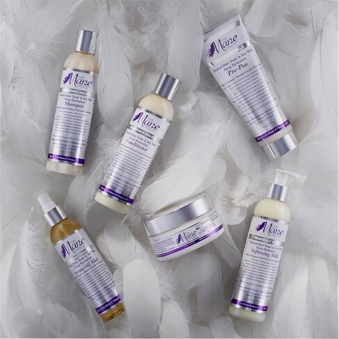 The Mane Choice - Heavenly Halo Herbal Hair Tonic & Soy Milk Deep Hydration Serum Oil Mist (6 oz), yellow in Saudi Arabia