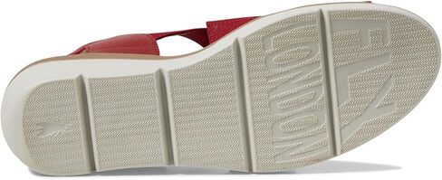 Fly London Women's Wedges Sandal, Lipstick Red, 7 in Saudi Arabia