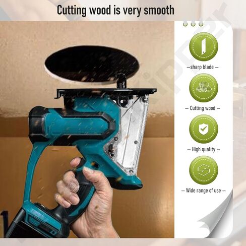 شفرات منشار قطع الحوائط الجافة B-49703 لمنشار قطع الليثيوم أيون اللاسلكي Ma-Kita 18 فولت Lxt (XDS01Z) - قطع الحوائط الجافة بسمك يصل إلى 1-3/16 بوصة (عبوتان) in Kuwait