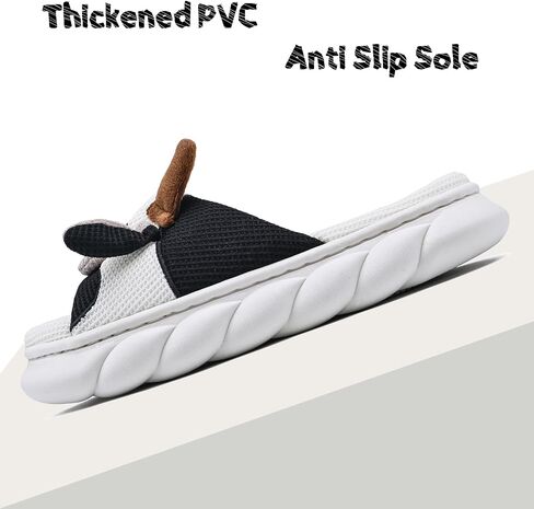 Cow Slippers For Women's and Men's Cloud Slippers Comfortable House Slippers Cute Cow Animal Slippers Indoor and Outdoor in Saudi Arabia