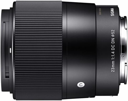 Sigma 23mm F1.4 DC DN Contemporary Series Large Aperture Lens for Sony E Mount with Lens Hood Bundle with 1TB USB 3.0 External Portable Hard Drive, and 64 GB SDXC Memory Card (3 Items) in Saudi Arabia