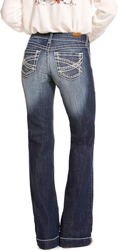 بنطلون ARIAT الرجالي متوسط ​​الارتفاع قابل للتمدد ومتشابك بأرجل واسعة in Saudi Arabia