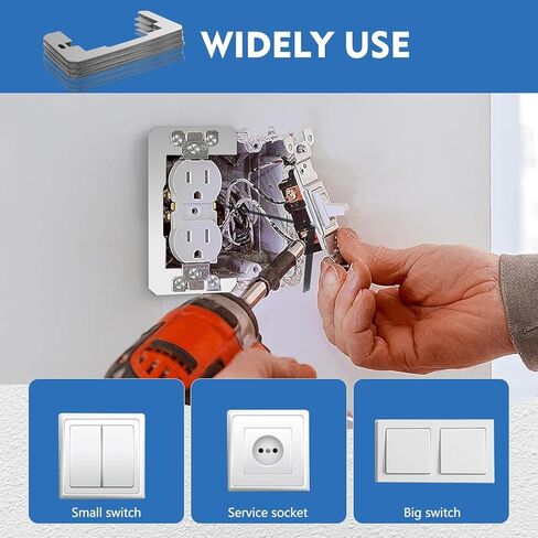 فاصل لوحة الحائط، 5 عبوات معدنية مناسبة لمستوى الجهاز لإصلاح منفذ الحائط وإصلاح قابس مخرج كهربائي فضفاض، حشوات تمديد فواصل المنافذ للمنافذ/صندوق كهربائي/مفتاح in Kuwait