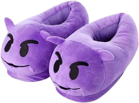 دفء الشتاء من Nevka مع شبشب قطني أنيق يتميز بتصميم Emoji Memes اللطيف وهو ملائم تمامًا للأيام المريحة والراحة غير القابلة للانزلاق in Kuwait