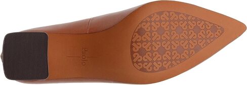 Linea Paolo - BILSON - Womens Leather or Patent Mid-Height Square Heel Pointed Toe Fashion Pump in Saudi Arabia