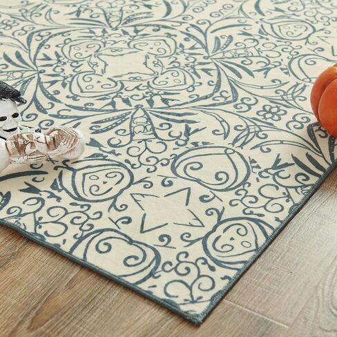 jinchan المطبخ عداء البساط 2x6 الشرقية المدخل عداء البساط قابل للغسل خمر عداء الأزهار غير زلة لينة الرجعية المتعثرة رقيقة البلد بوهو البساط لغرفة النوم الحمام غرفة الغسيل غرفة المعيشة رمادي داكن in Kuwait